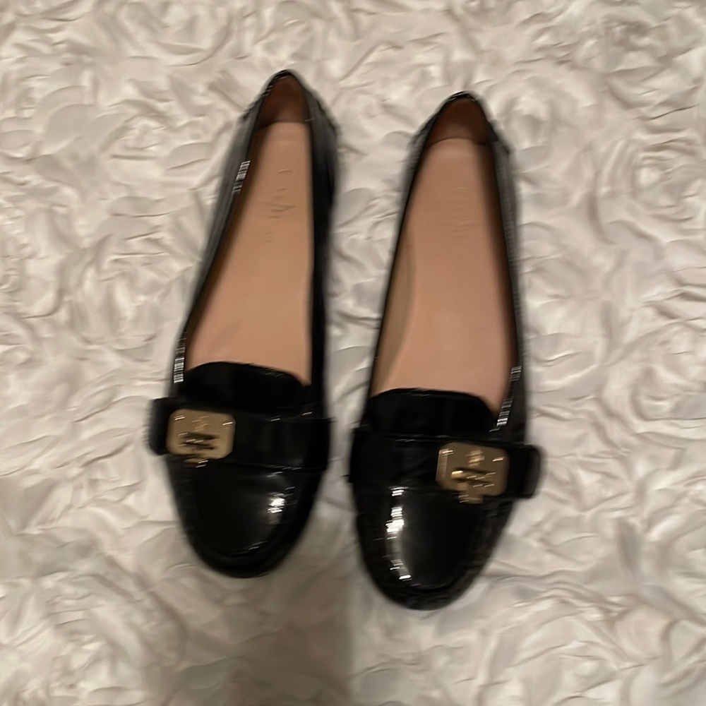 Cole Haan black Jo Driving flat shoes
